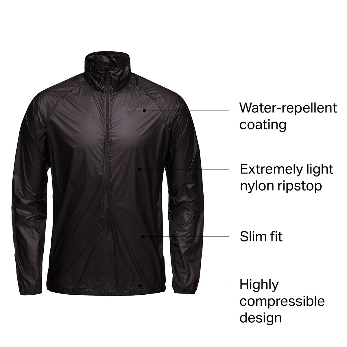Black Diamond Deploy Wind Shell Jacket - Men´s