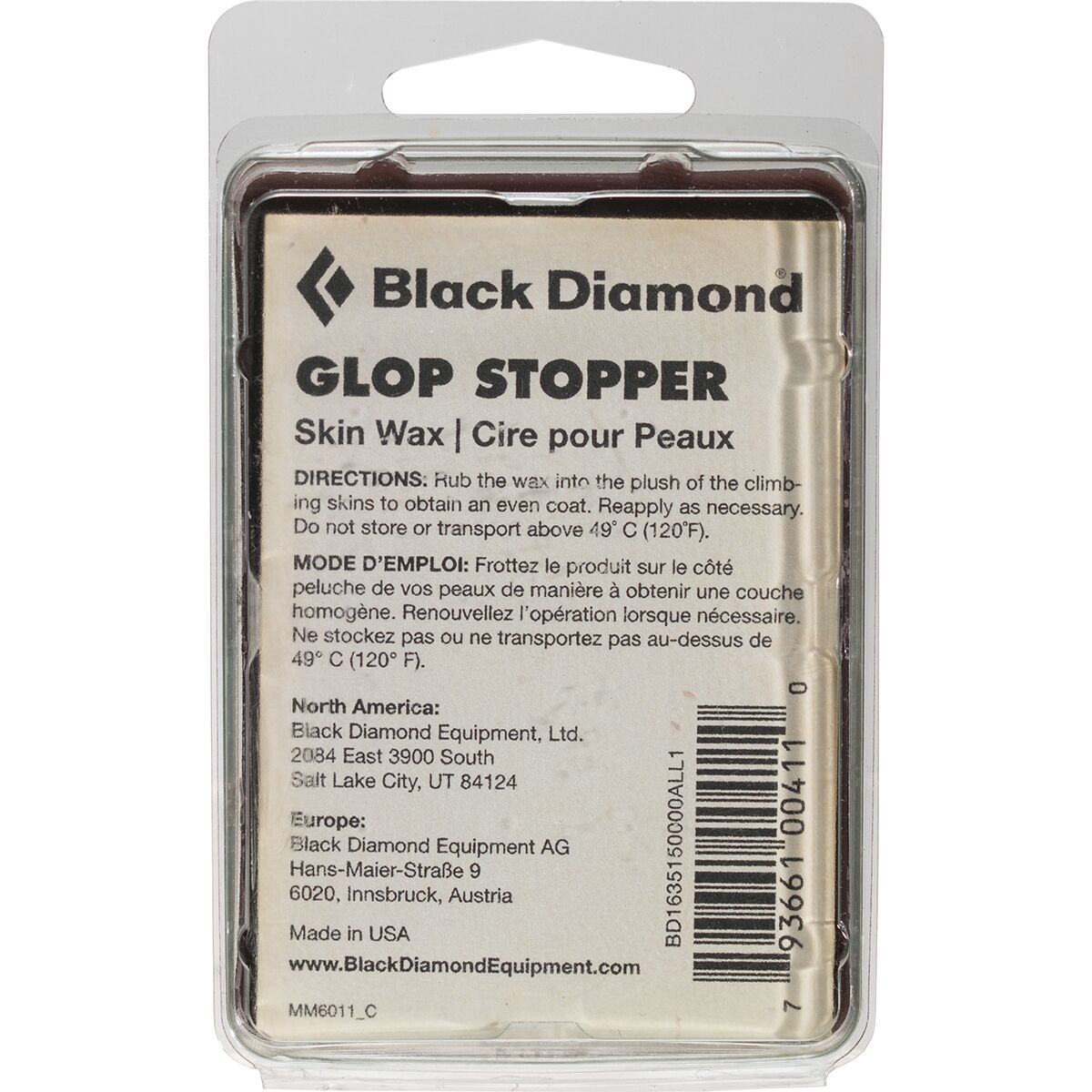 Black Diamond Glop Stopper Wax Ski