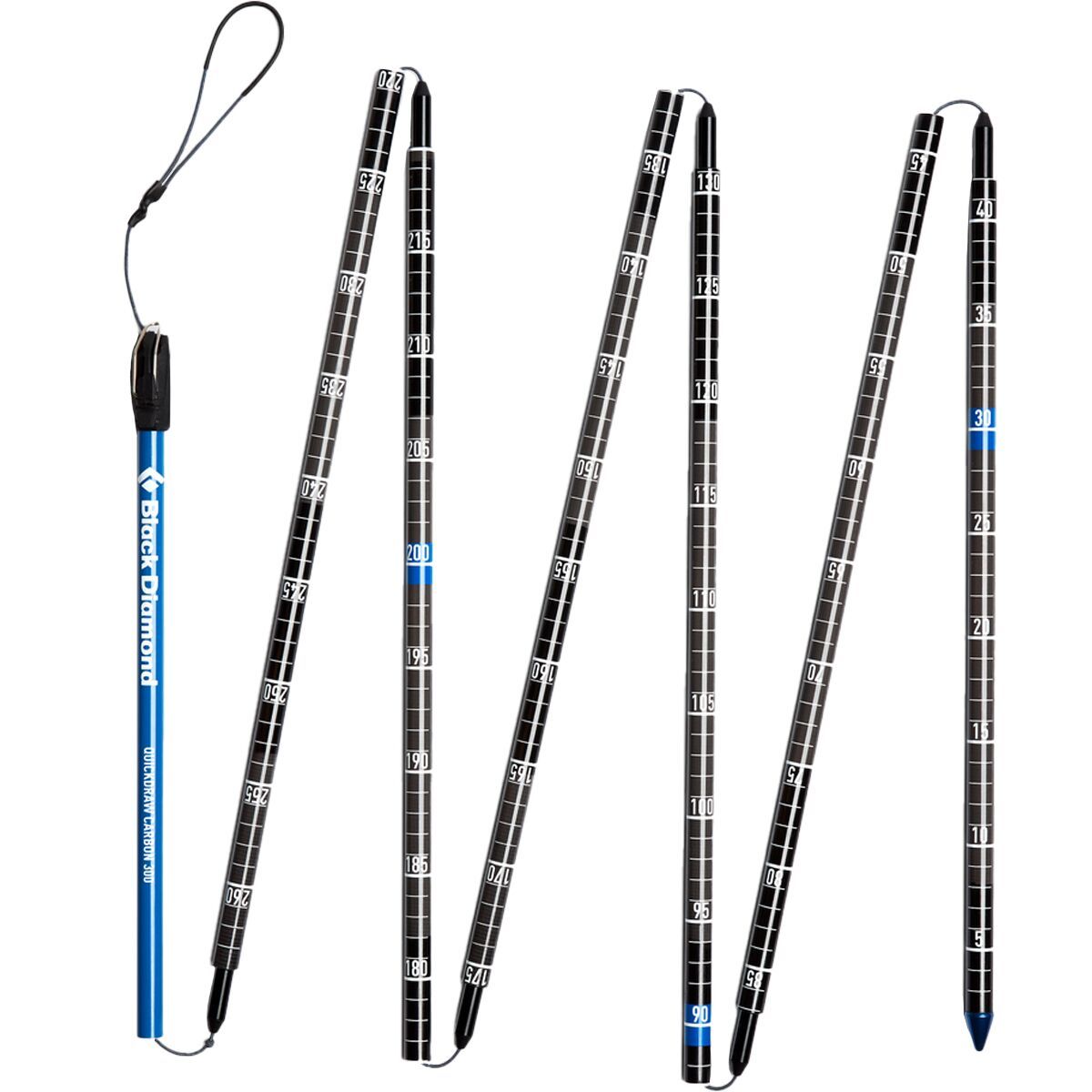 Black Diamond Quickdraw Carbon Probe 300 Ski