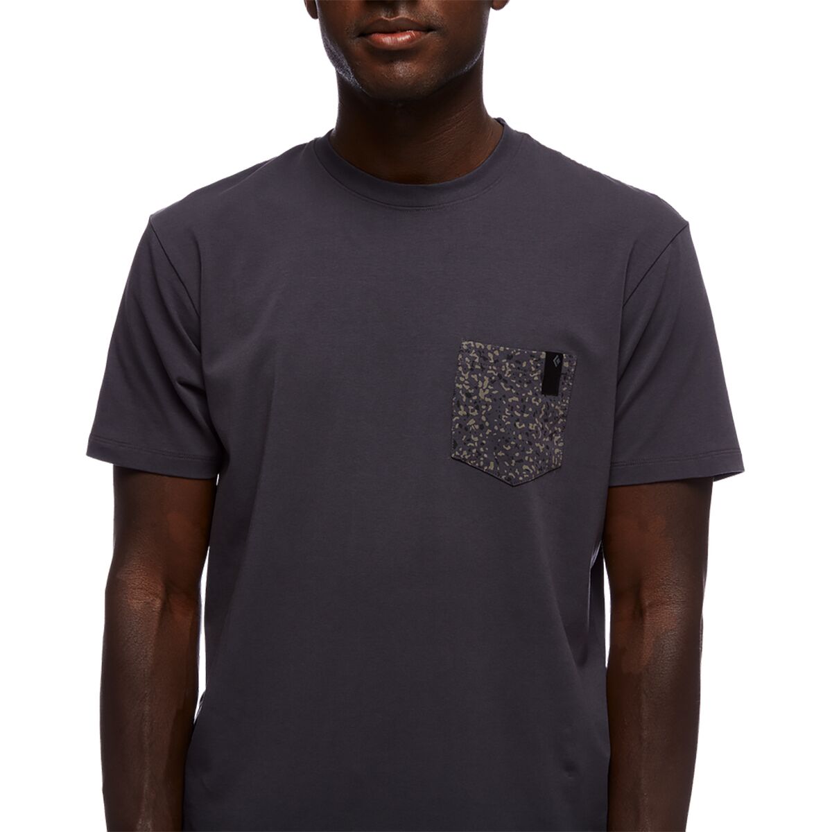 Black Diamond Pocket Square TShirt Men's Clothing