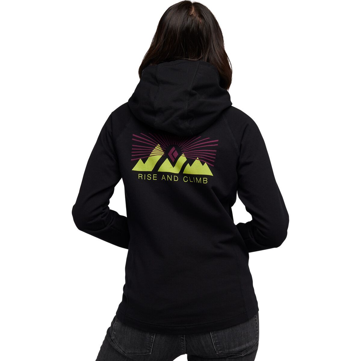 Black Diamond Rise And Climb Full-Zip Hoodie - Women's - Clothing