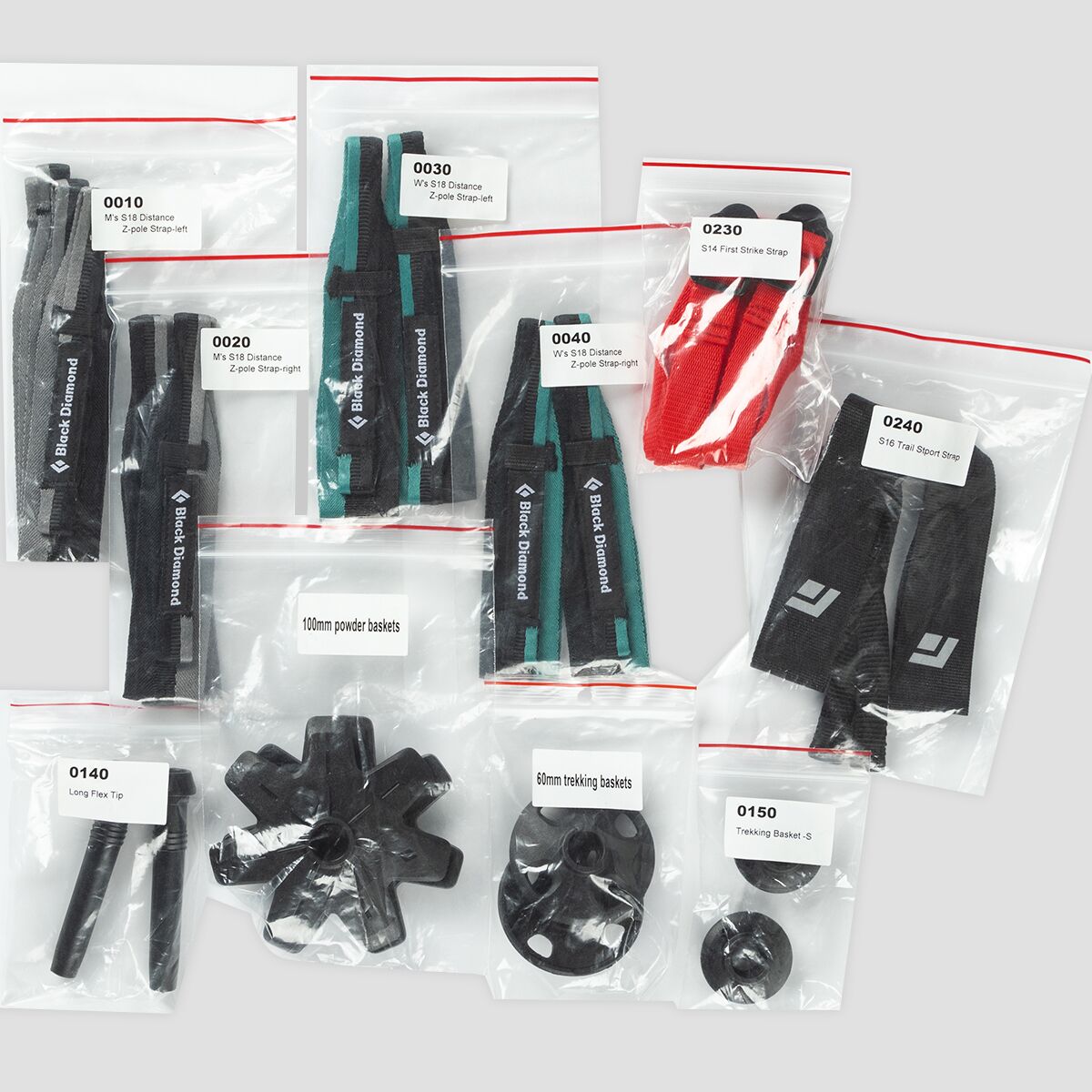 Black Diamond Pole Spare Parts Kit