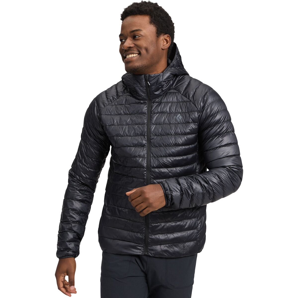Мужская куртка Black Diamond Deploy Down 0.5 Full-Zip Hooded, цвет: Чёрный