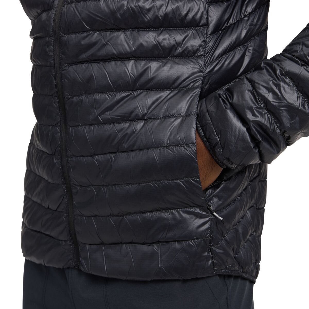 Мужская куртка Black Diamond Deploy Down 0.5 Full-Zip Hooded, цвет: Чёрный — фото 5