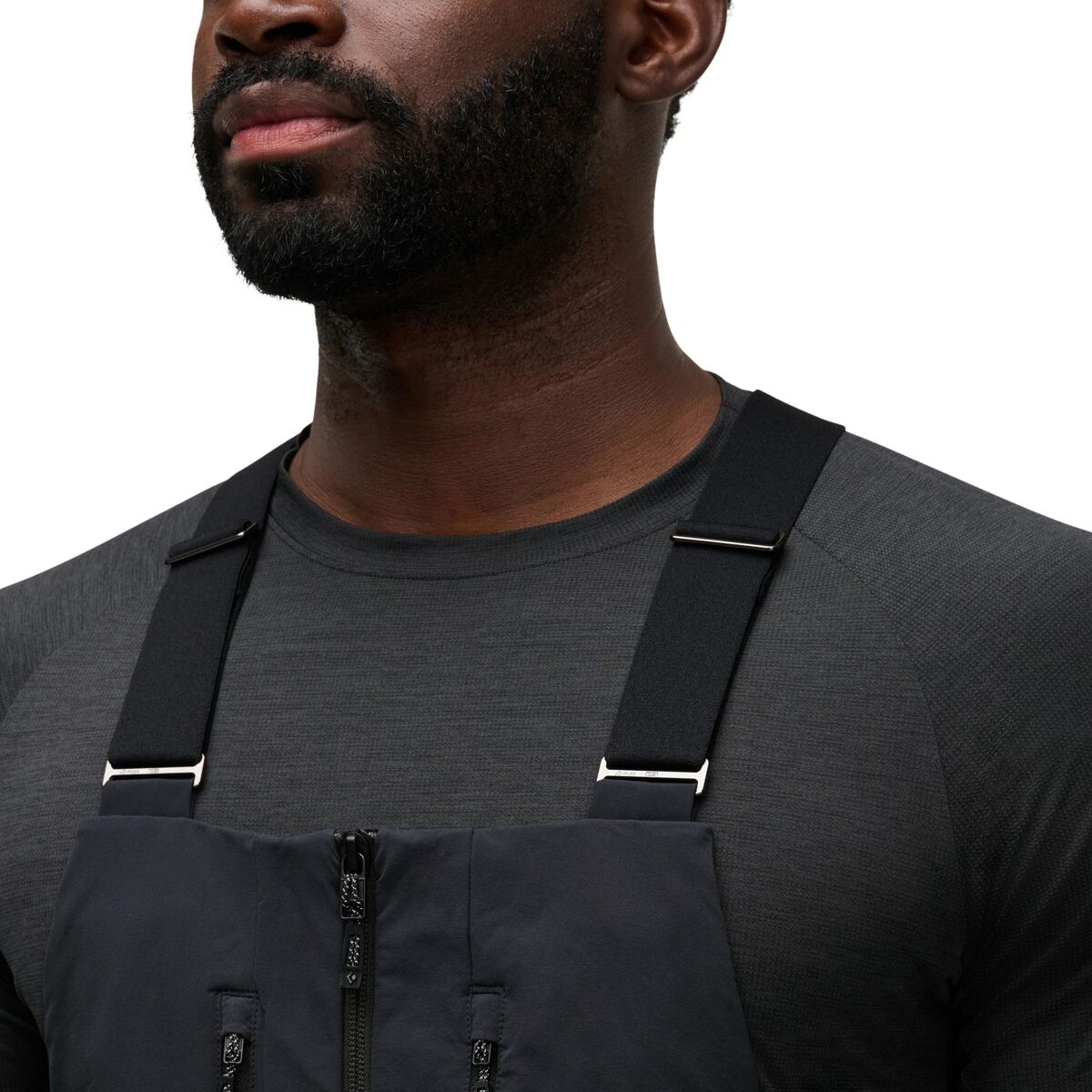 Мужские брюки Black Diamond Recon Stretch Bib Pant, цвет: Чёрный — фото 6