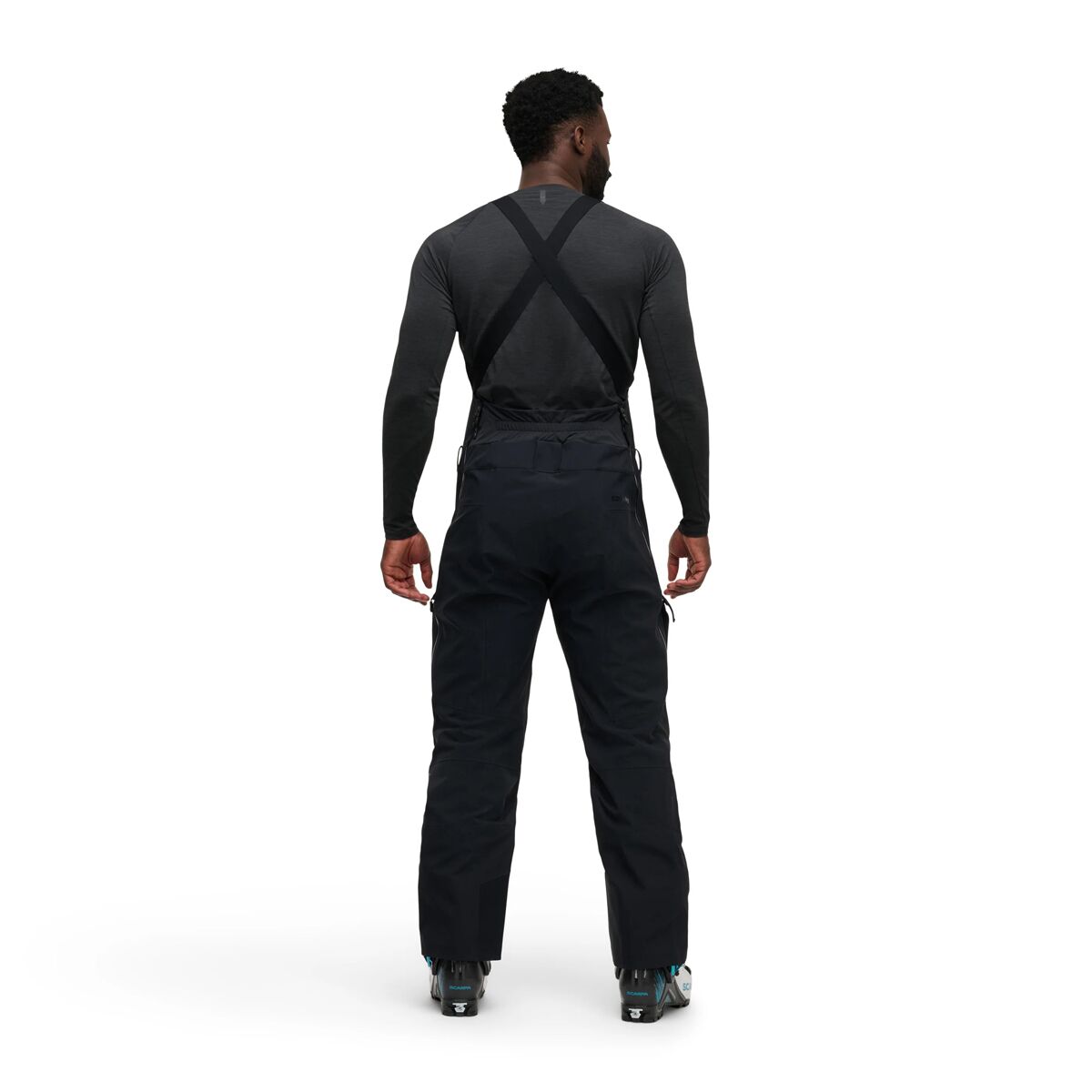 Мужские брюки Black Diamond Recon Stretch Bib Pant, цвет: Чёрный — фото 7