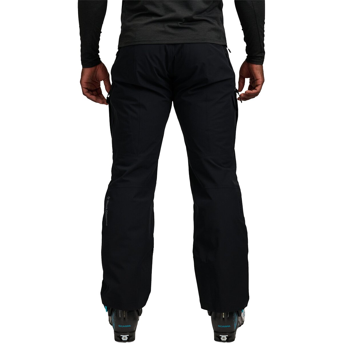 Мужские брюки Black Diamond Recon Stretch Ski Pant, цвет: Чёрный — фото 3