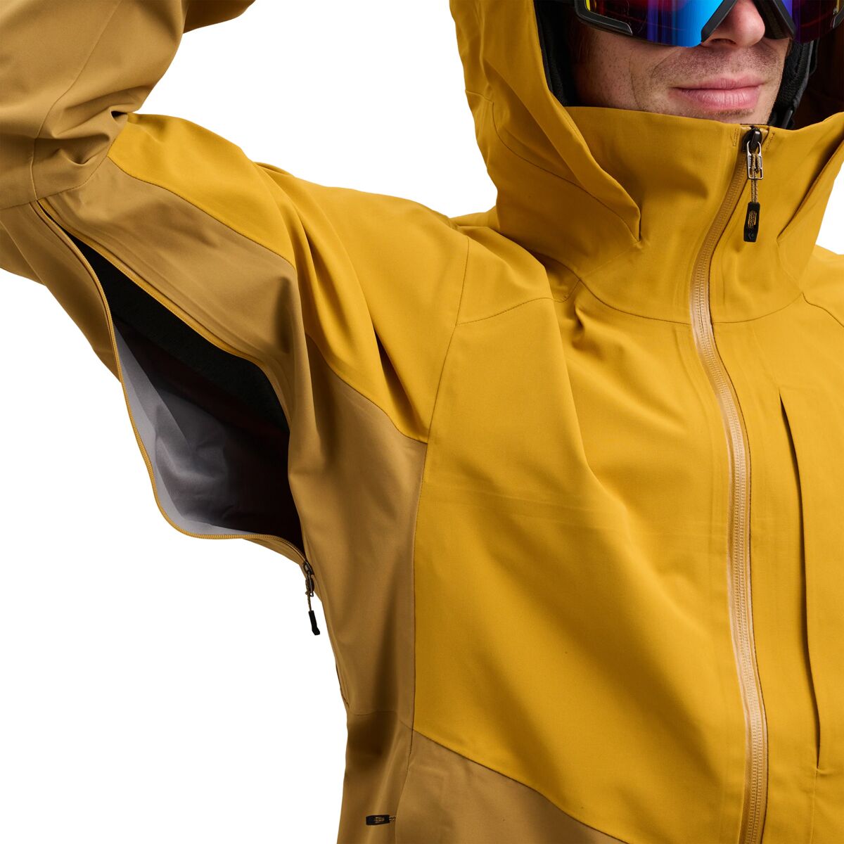 Мужские куртки Black Diamond Recon Stretch Ski Shell, цвет: Янтарный — фото 5