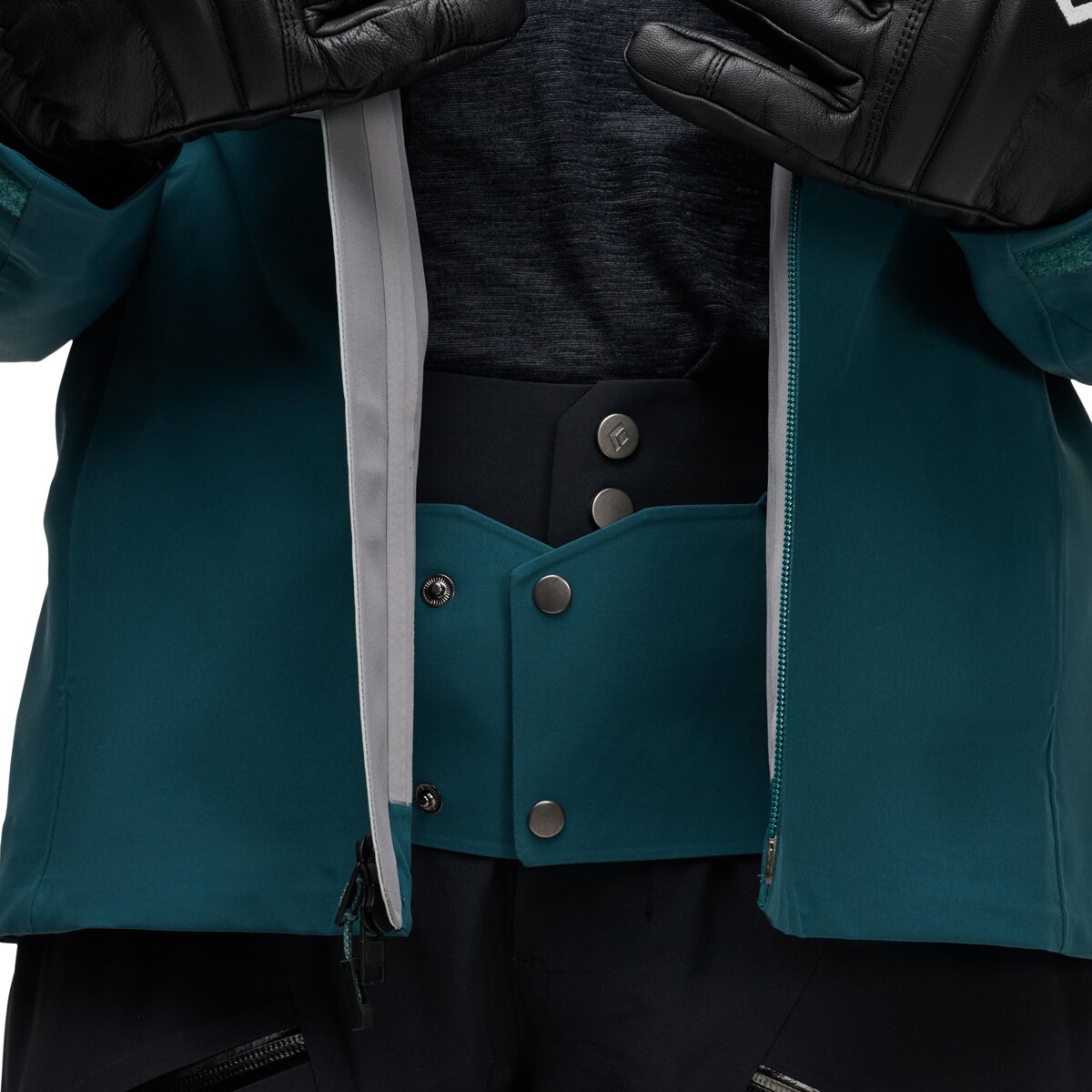 Женские куртки Black Diamond Recon Stretch Ski Shell, цвет: Agave/Deep Woods — фото 11