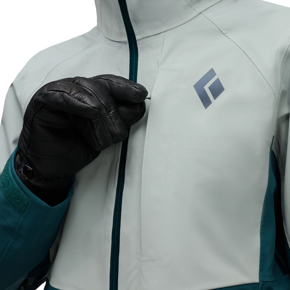 Женские куртки Black Diamond Recon Stretch Ski Shell, цвет: Agave/Deep Woods — фото 6