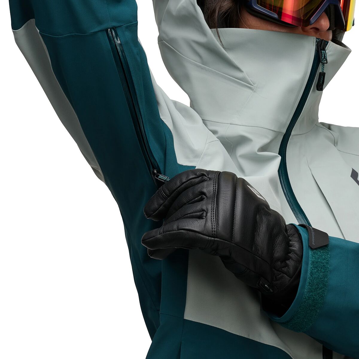 Женские куртки Black Diamond Recon Stretch Ski Shell, цвет: Agave/Deep Woods — фото 7