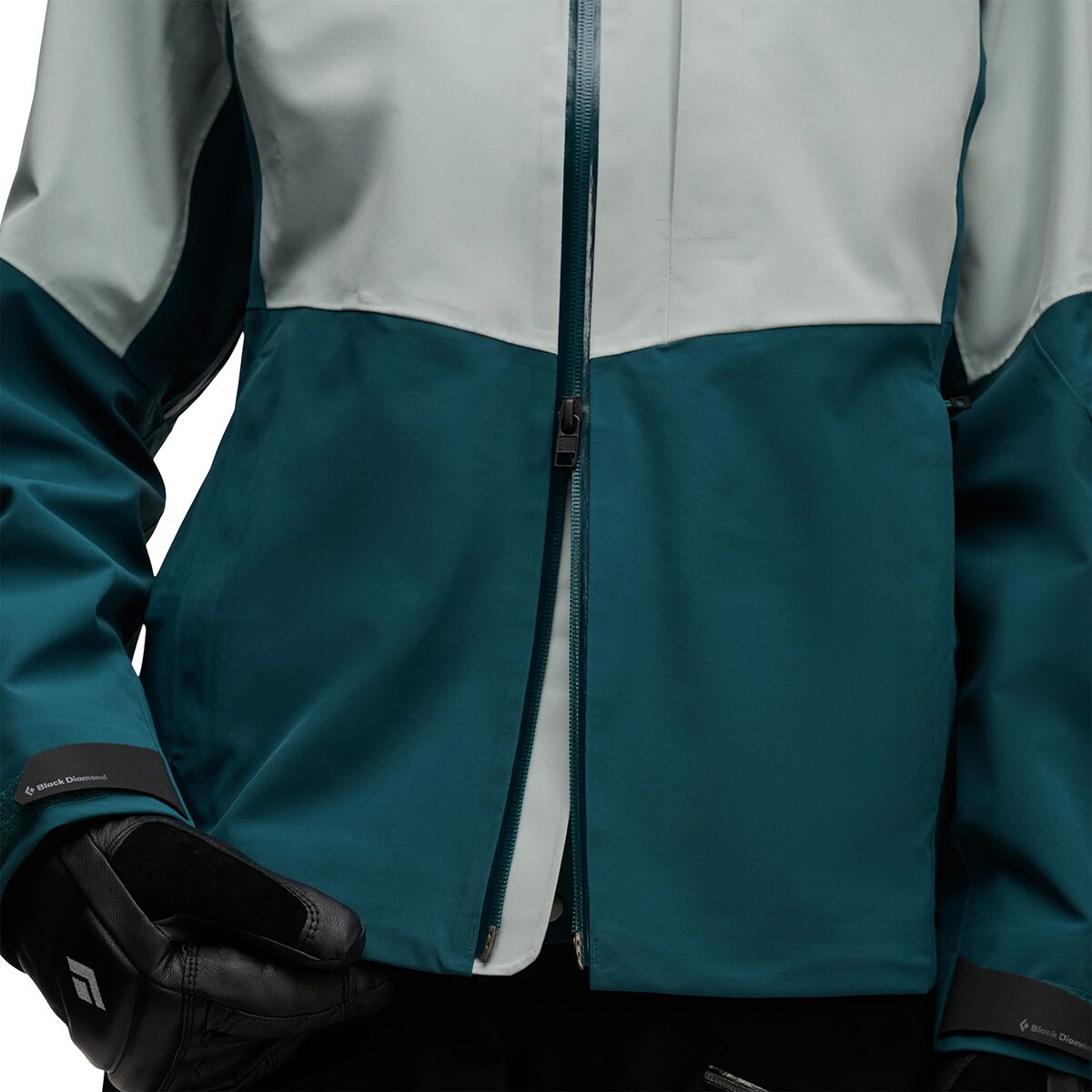 Женские куртки Black Diamond Recon Stretch Ski Shell, цвет: Agave/Deep Woods — фото 8