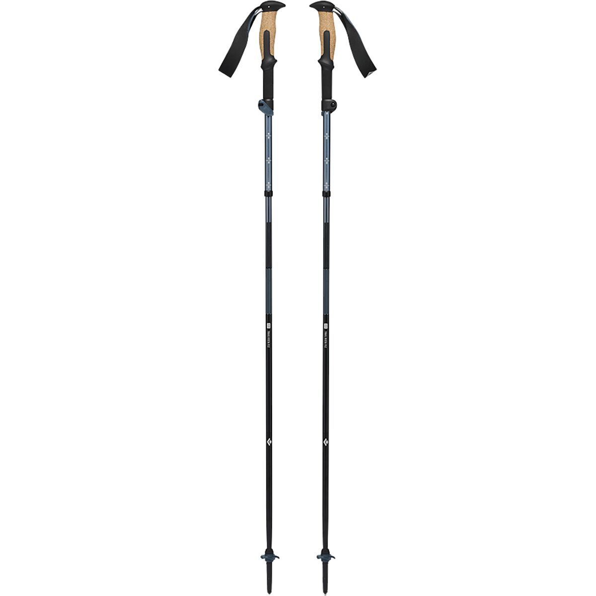Трекинговые палки Black Diamond Trail Vista FLZ Trekking Poles, цвет: Полуночный синий — фото 2