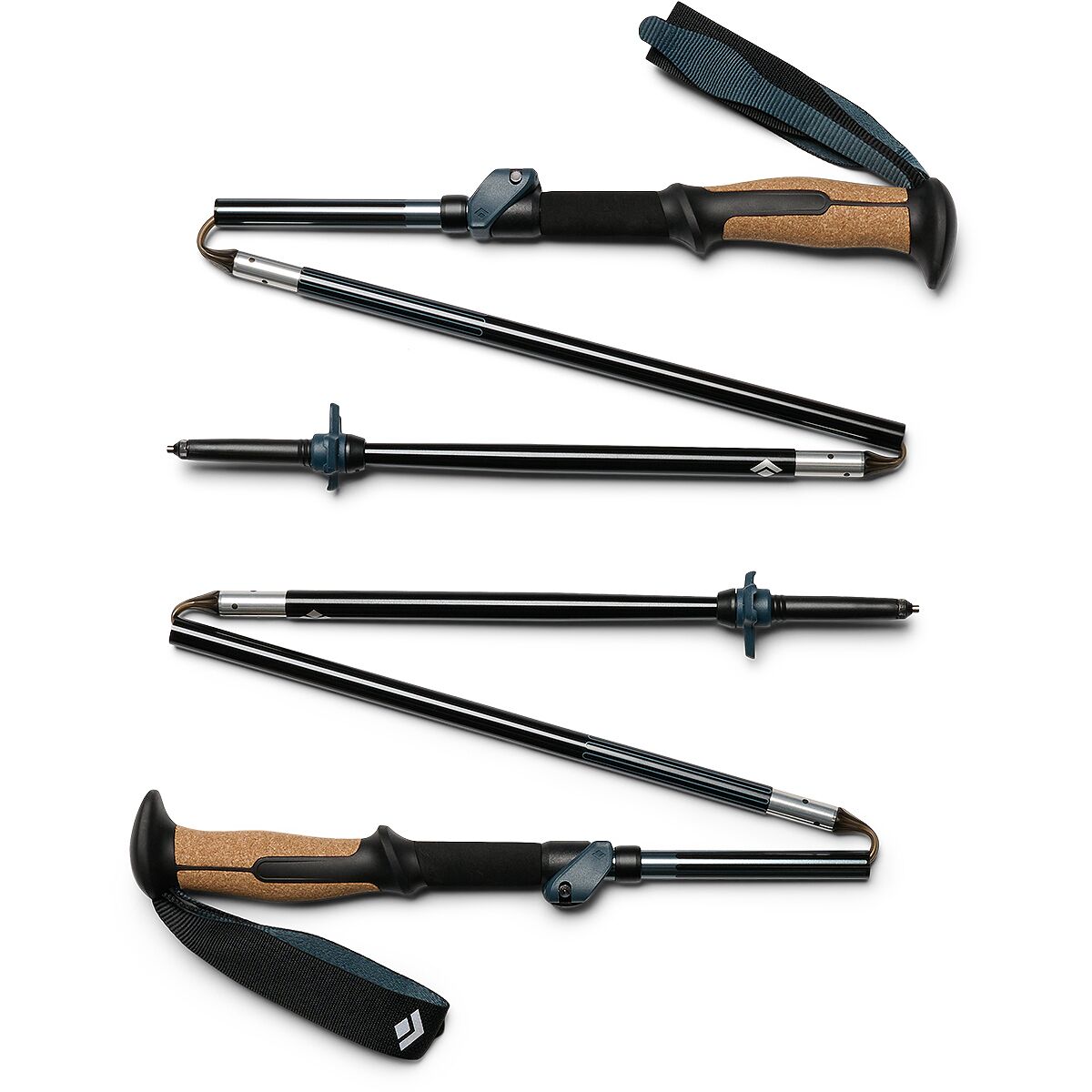 Трекинговые палки Black Diamond Trail Vista FLZ Trekking Poles, цвет: Полуночный синий — фото 3