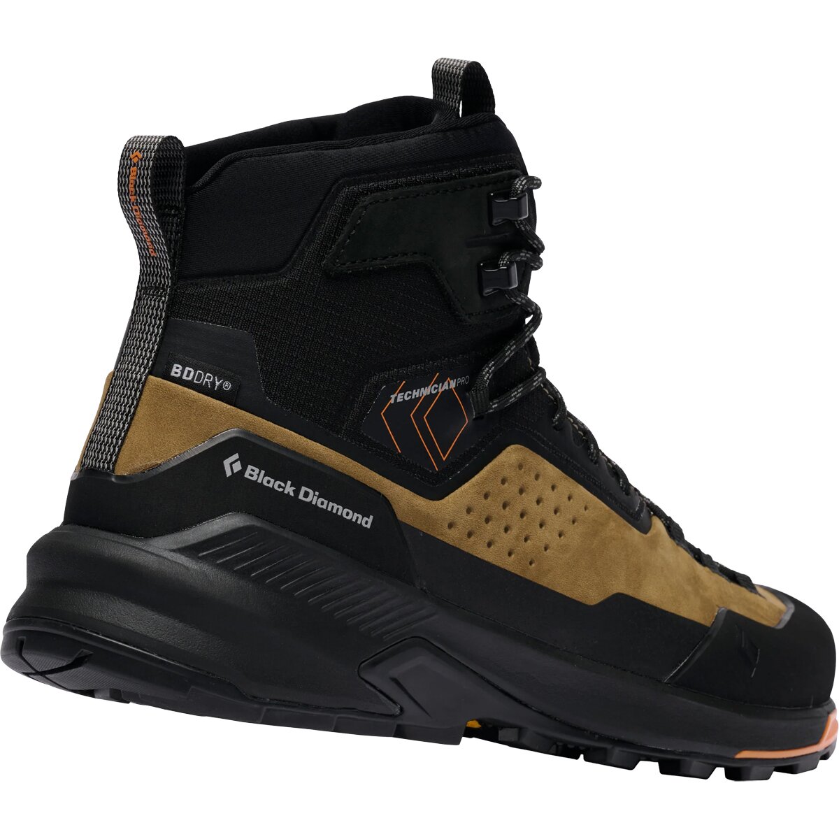 Мужские кроссовки Black Diamond Technician Pro Mid Waterproof Approach, цвет: Оливковый — фото 2