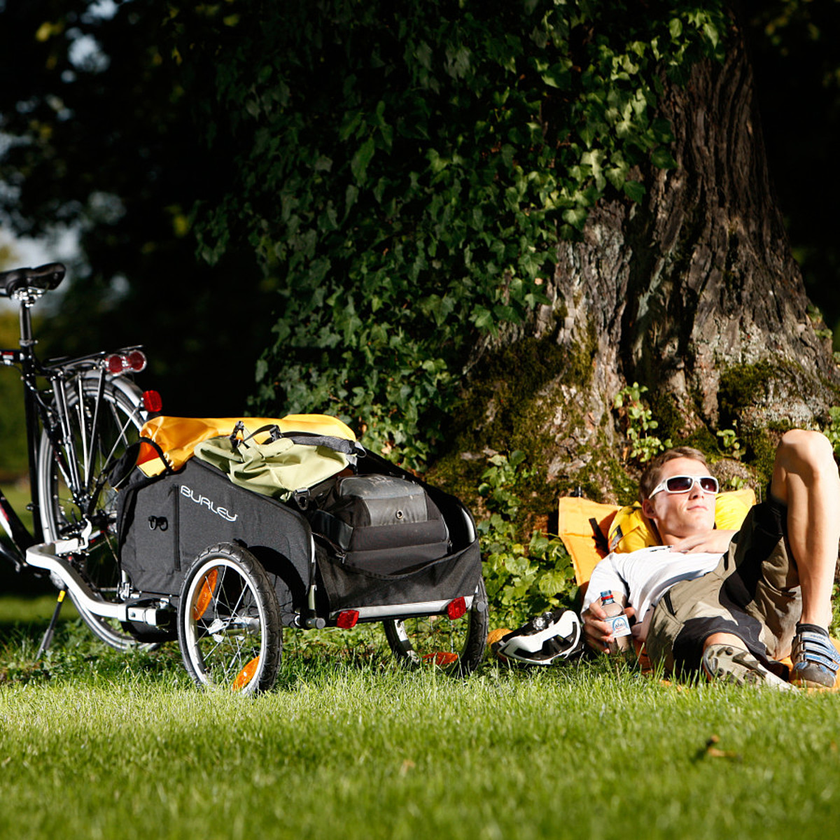 Burley Nomad Touring Cargo Bike Trailer Kids