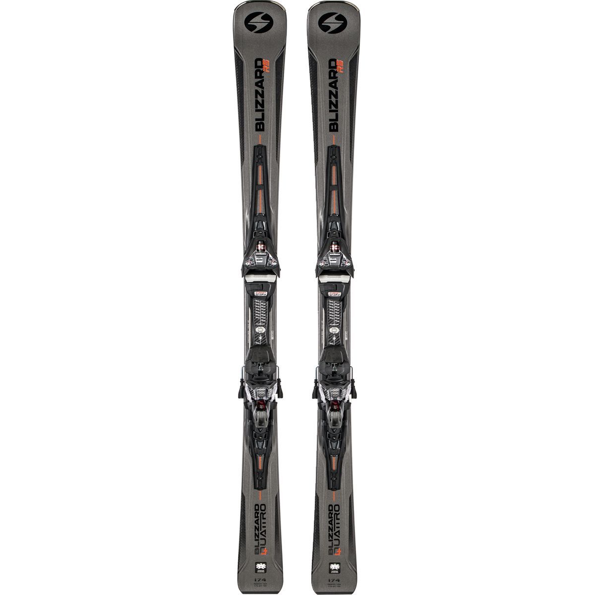 Blizzard Quattro RS Ski + Marker Race Xcell 14 Ski Binding 2018 Ski