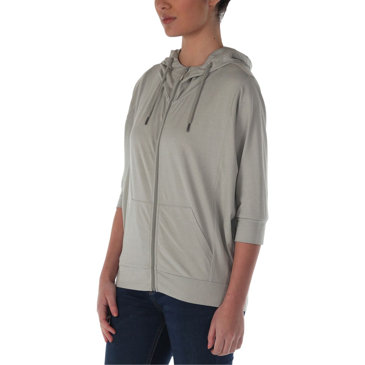 Bench Packon FullZip Hoodie 3/4Sleeve Women's Clothing