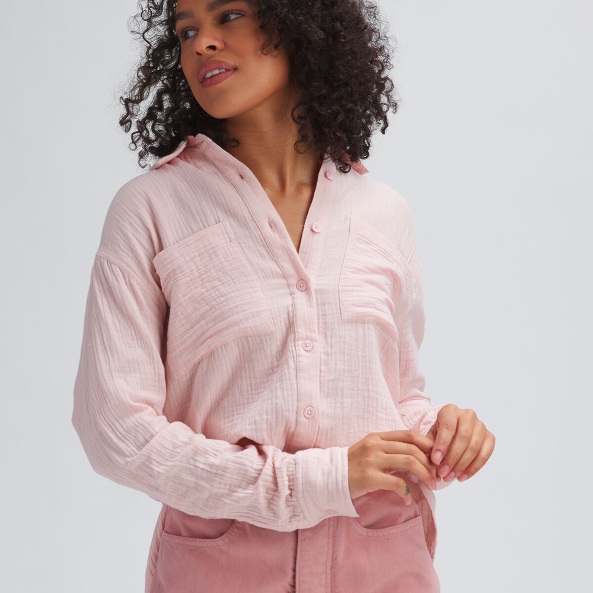 Basin and Range Cotton Gauze Shirt Women's Clothing