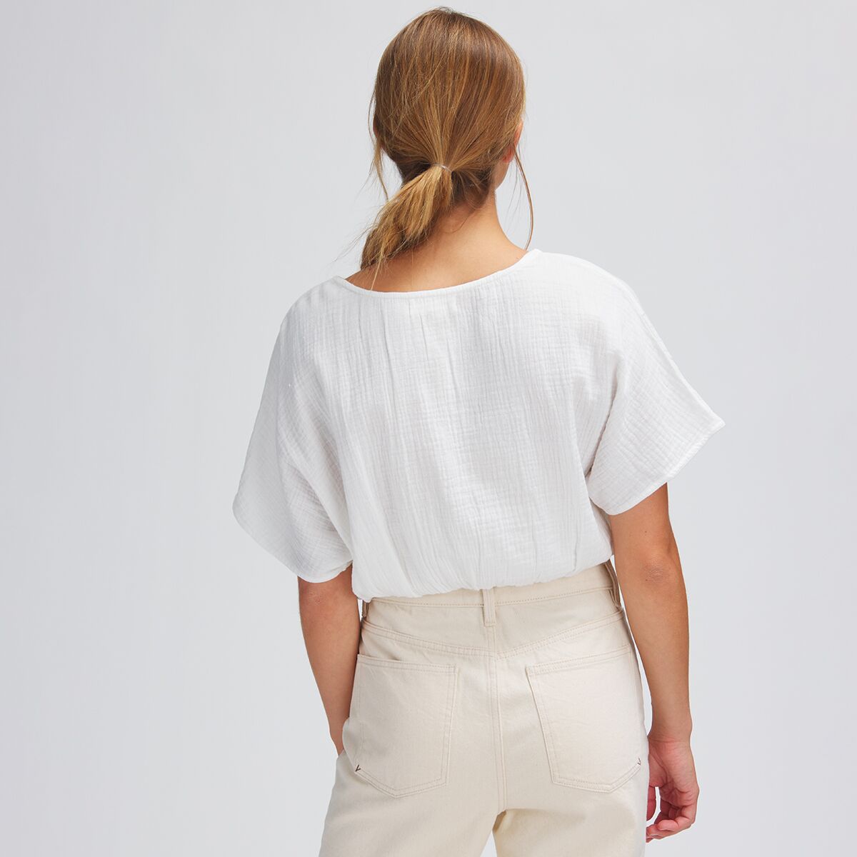 Basin and Range Cotton Gauze ShortSleeve Top Past Season Women's