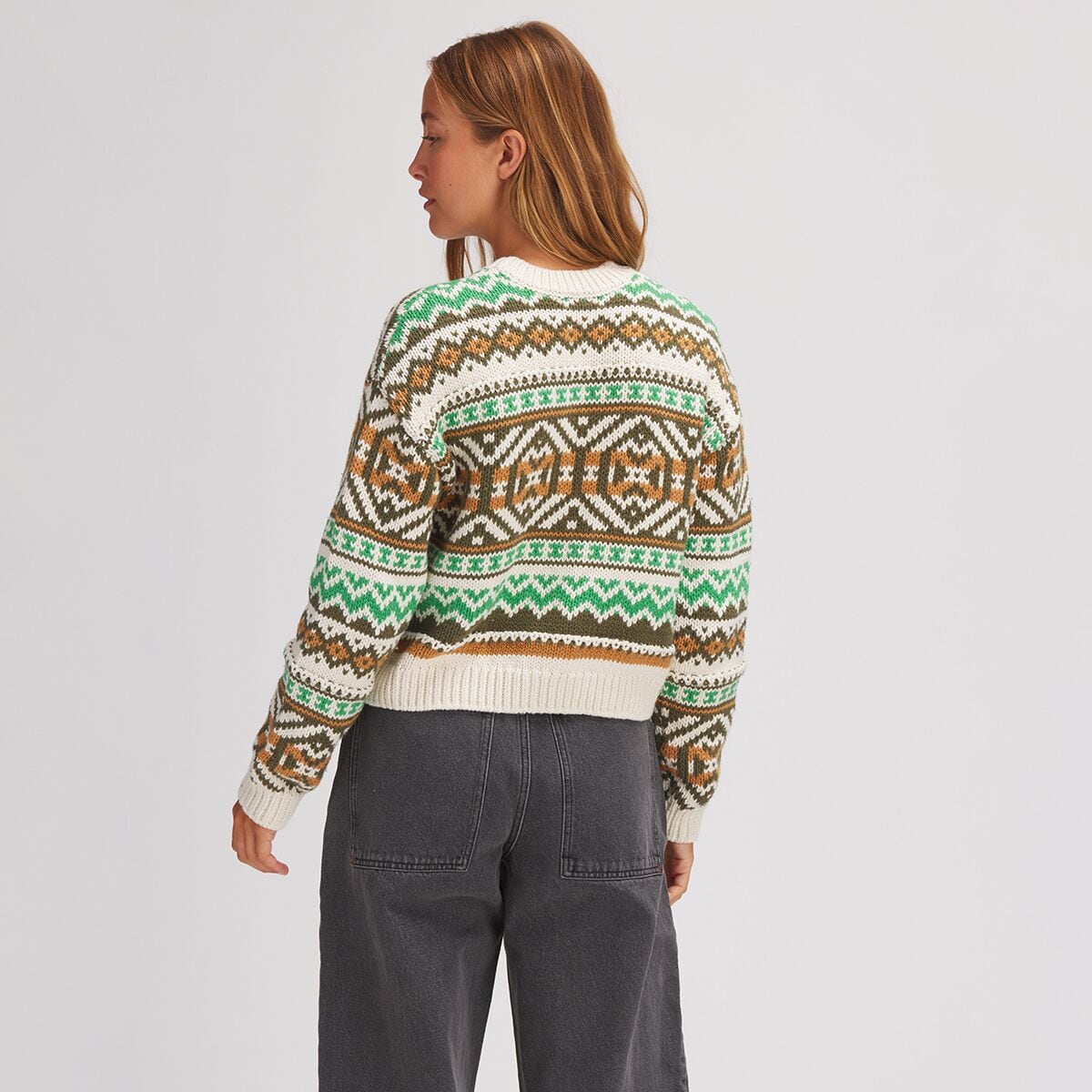 Basin and Range Nordic Pattern Crewneck Sweater - Women's - Clothing