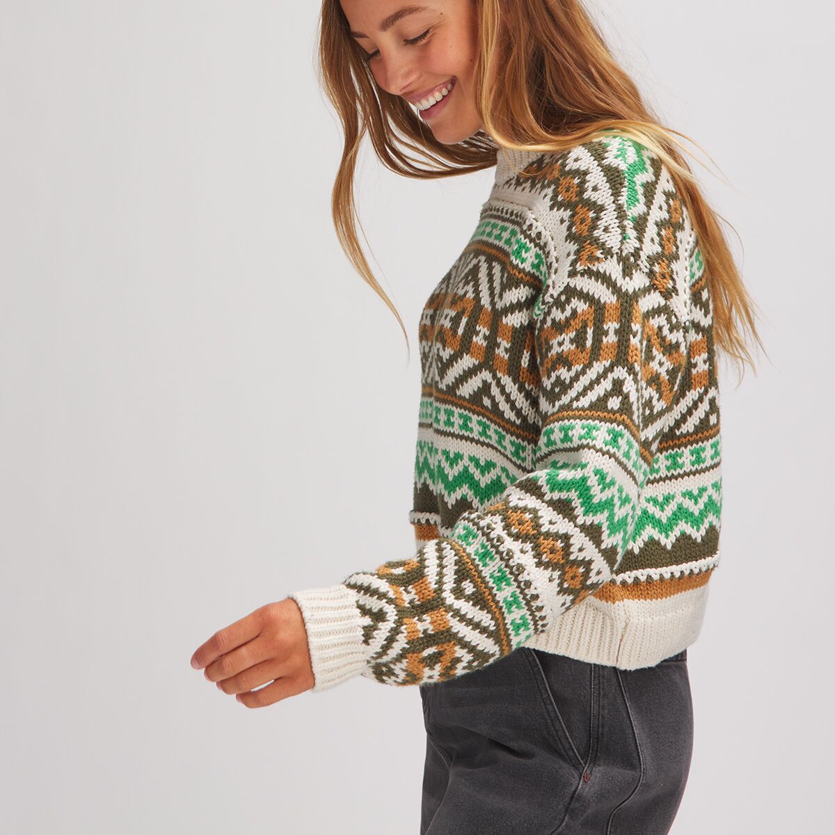 Basin and Range Nordic Pattern Crewneck Sweater - Women's - Clothing