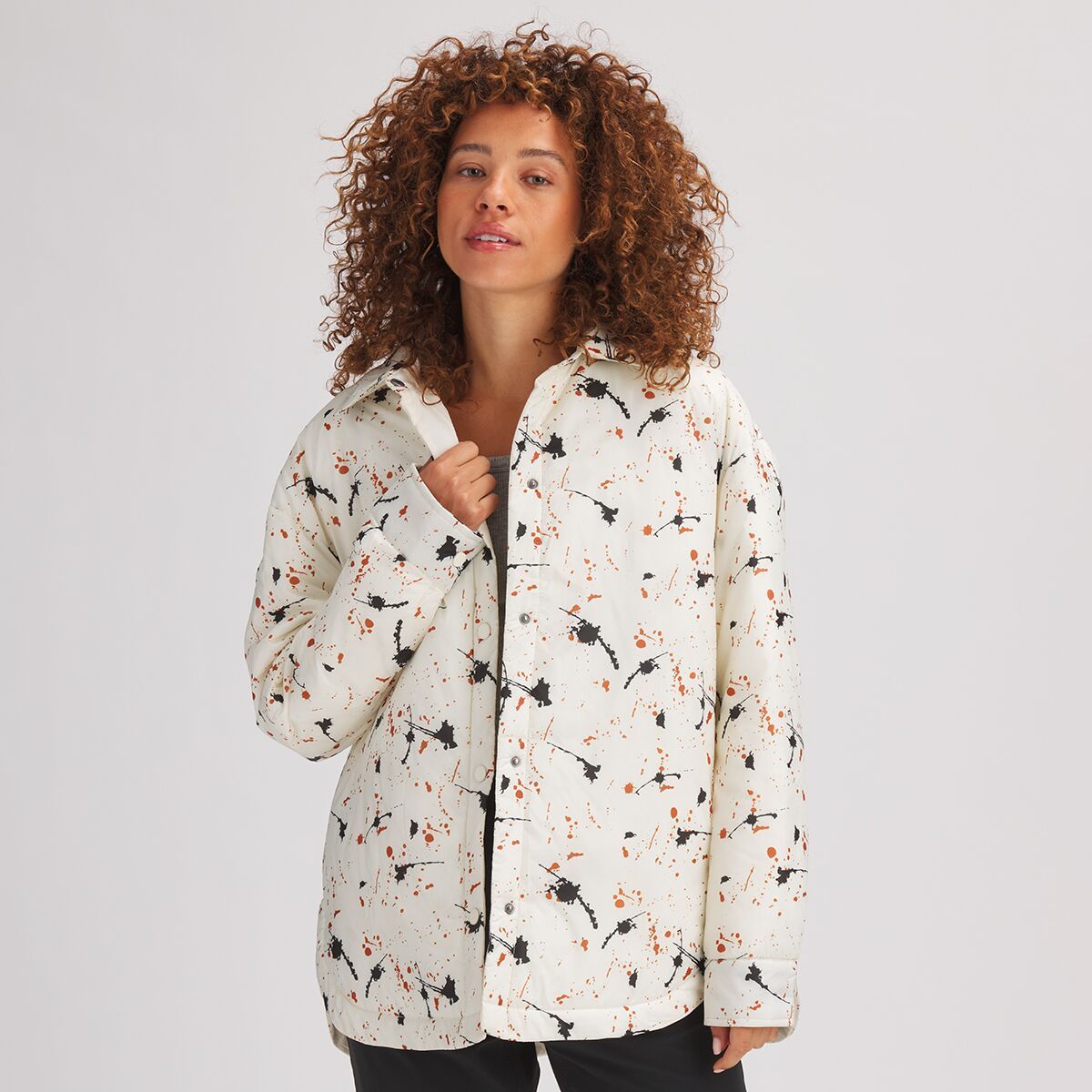 Basin and Range Insulated Print Shirt Jacket Women's Clothing
