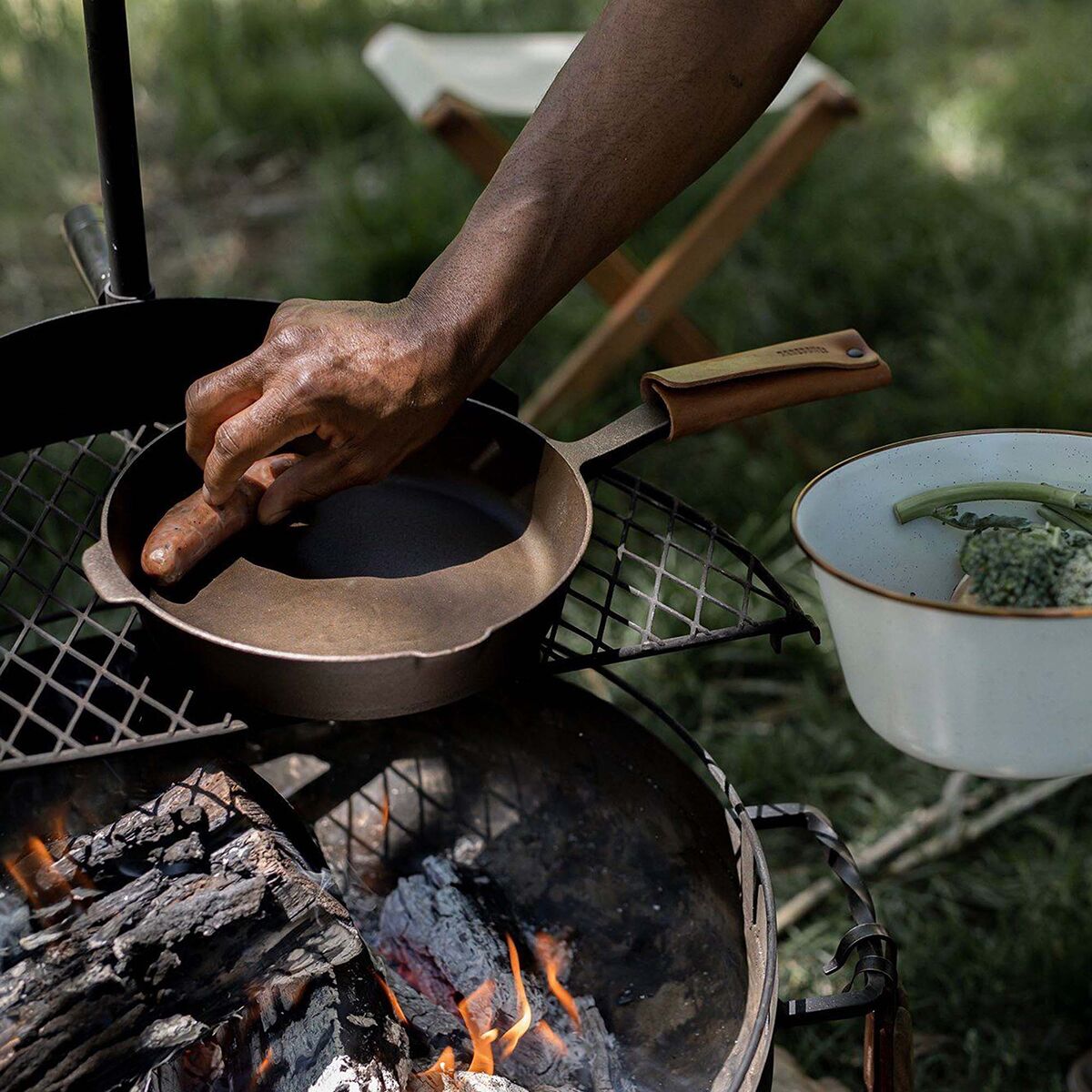 Barebones All-In-One Cast Iron Skillet