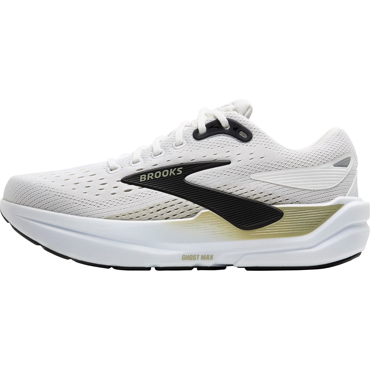 Мужские кроссовки Brooks Ghost Max 3 Running, цвет: Яркий белый / Чайный — фото 3