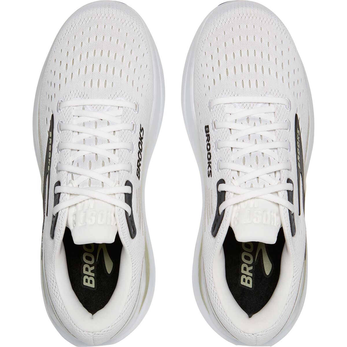 Мужские кроссовки Brooks Ghost Max 3 Running, цвет: Яркий белый / Чайный — фото 6