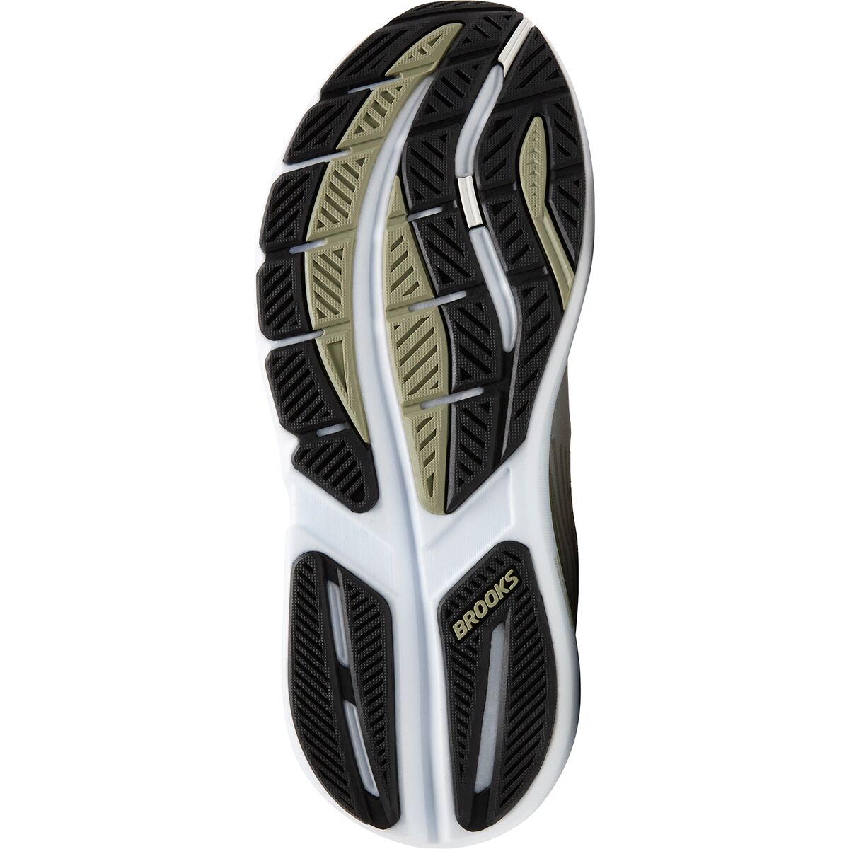 Мужские кроссовки Brooks Ghost Max 3 Running, цвет: Яркий белый / Чайный — фото 7