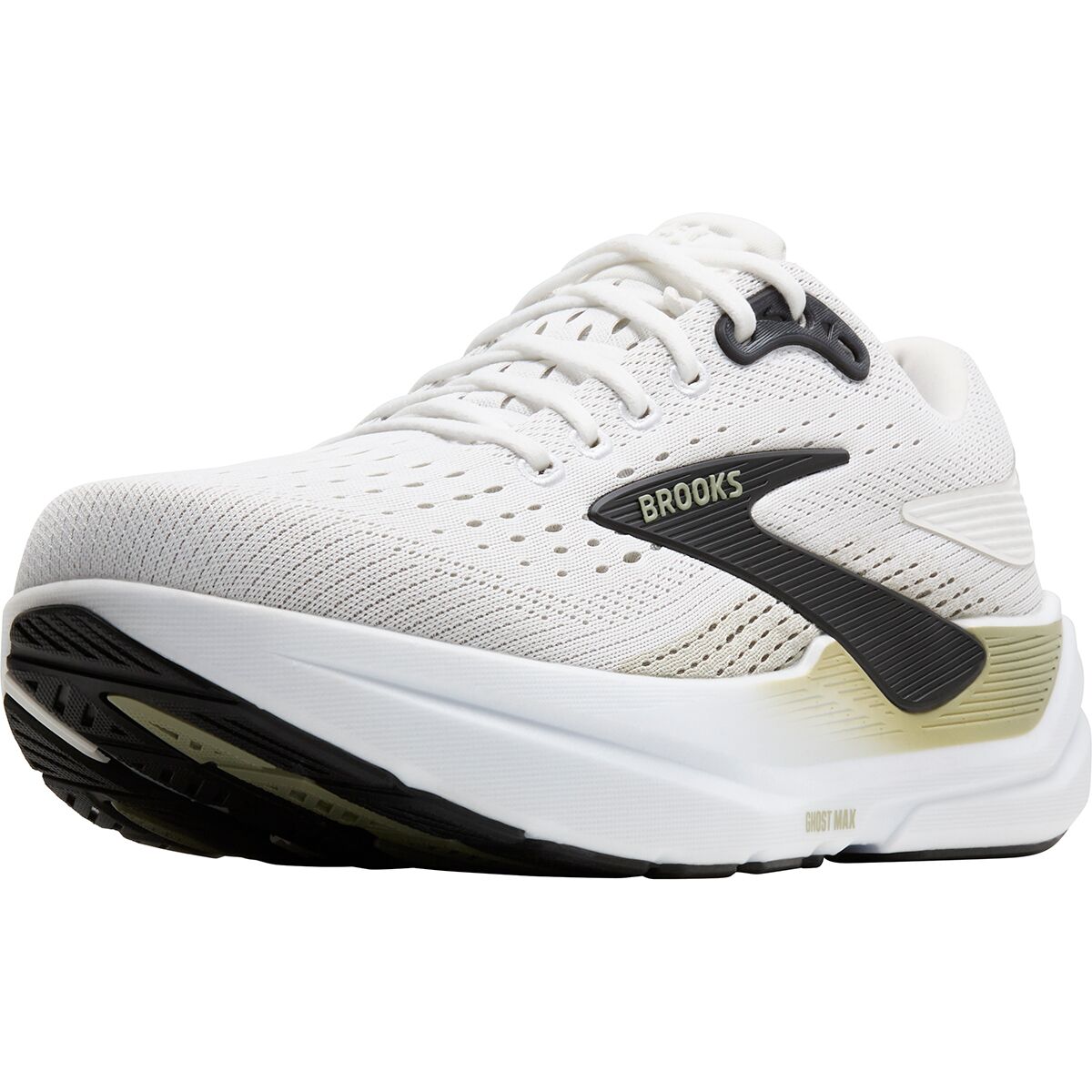Мужские кроссовки Brooks Ghost Max 3 Running, цвет: Яркий белый / Чайный — фото 9