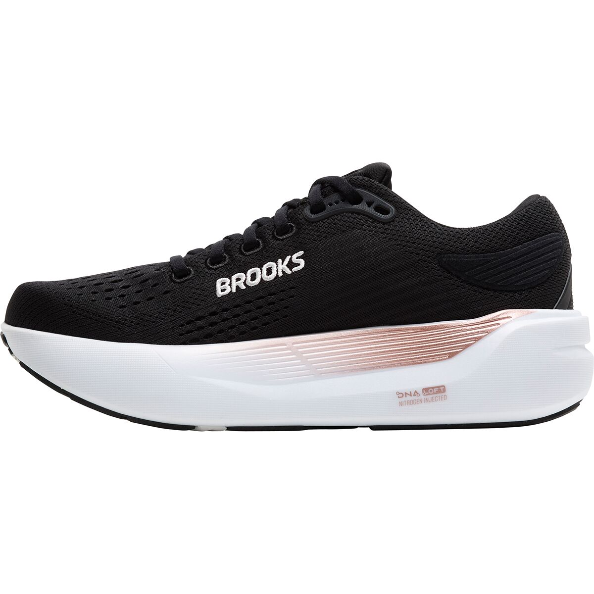 Женские кроссовки Brooks Ghost Max 3 Running, цвет: Чёрный / Розовое золото — фото 5