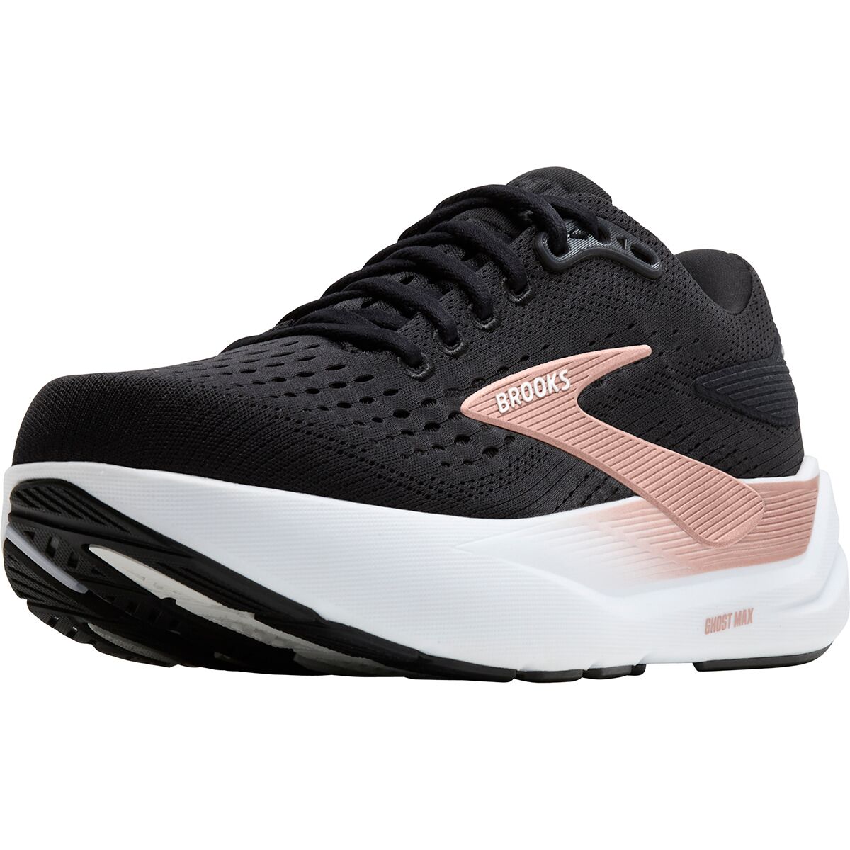 Женские кроссовки Brooks Ghost Max 3 Running, цвет: Чёрный / Розовое золото — фото 8