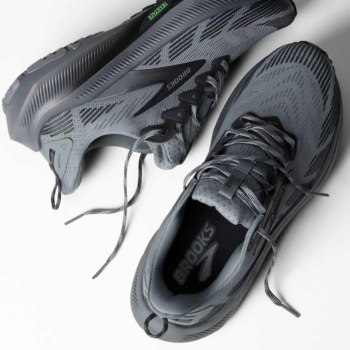 Мужские кроссовки Brooks Ghost Trail Running, цвет: Серый / Жемчужный — фото 6