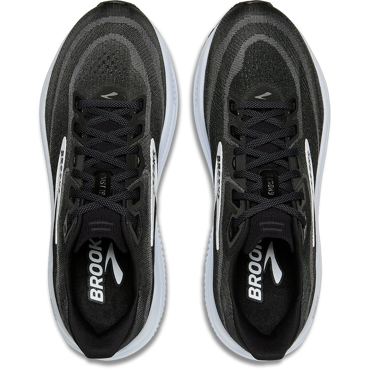 Мужские кроссовки Brooks Ghost 18 Running, цвет: Чёрный / Серый — фото 6