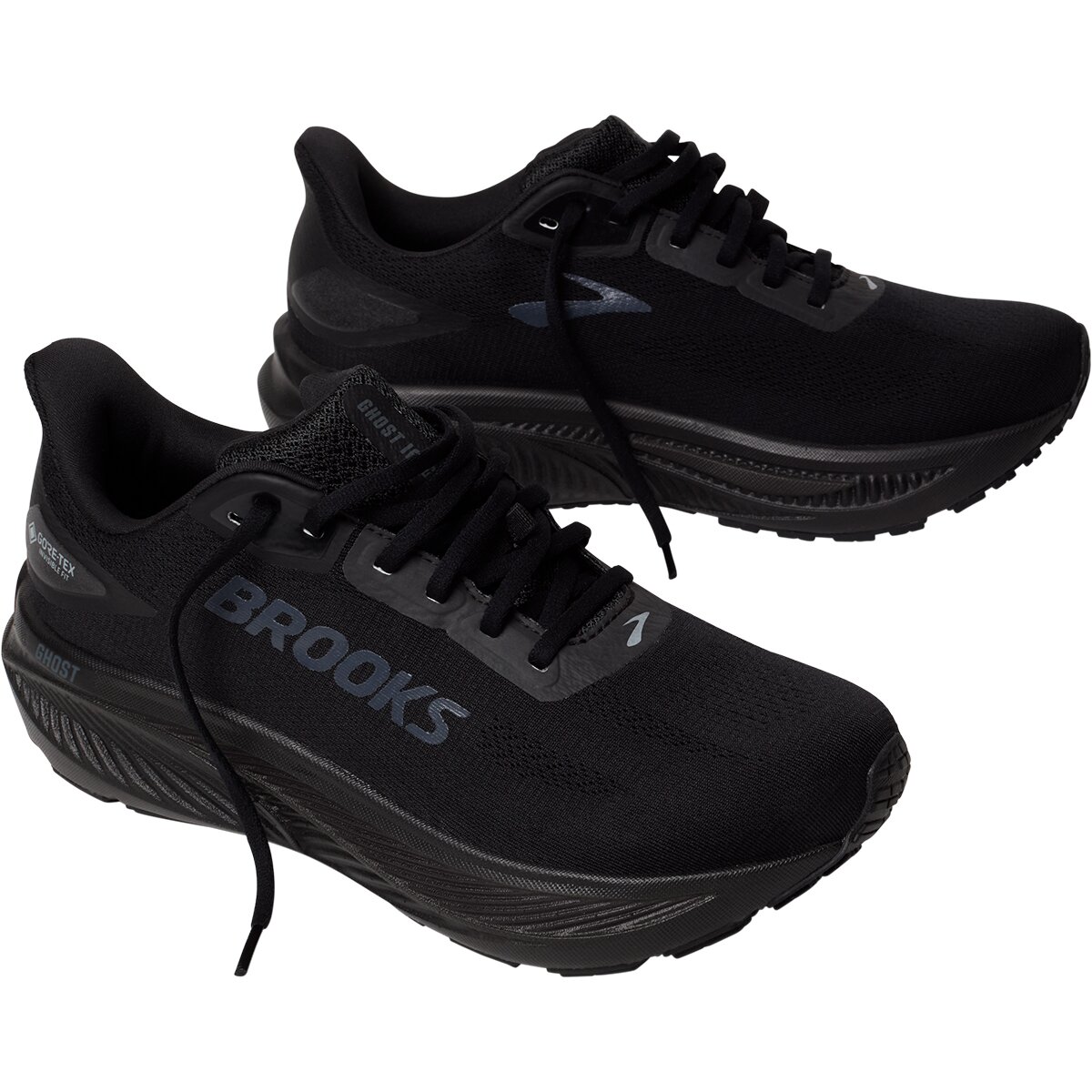 Женские кроссовки Brooks Ghost 18 GTX Running, цвет: Чёрный / Эбеновый — фото 8