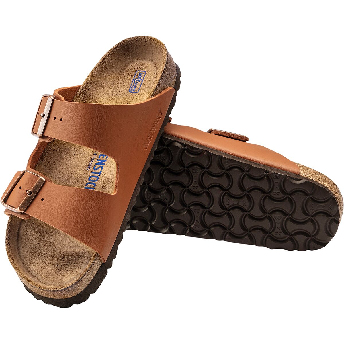 birkenstock arizona soft footbed apricot