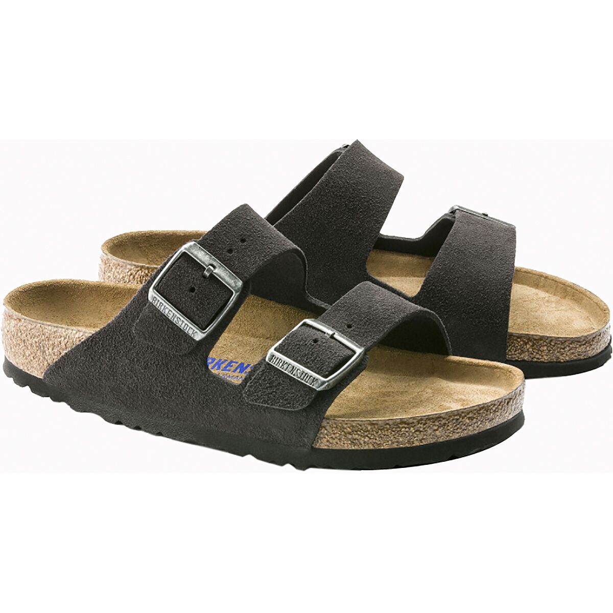 birkenstock arizona soft bed suede