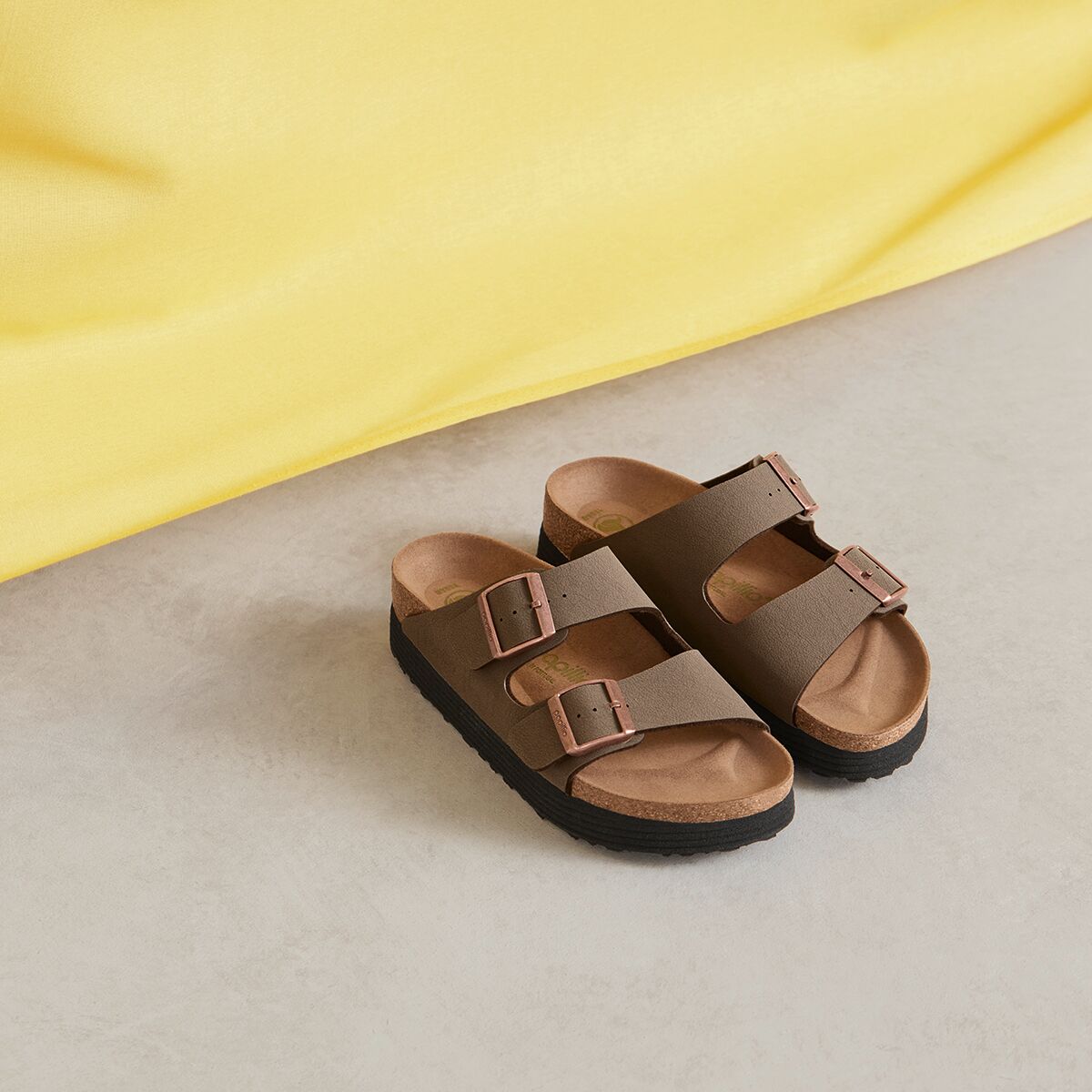 Birkenstock Arizona Platform Vegan Narrow Sandal -...