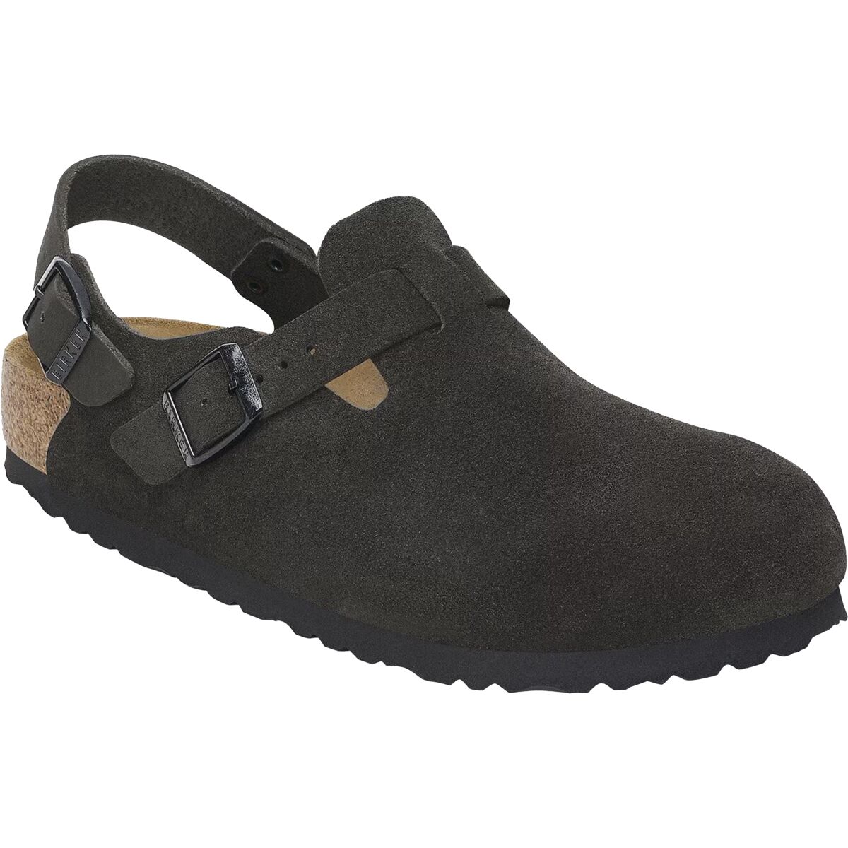 Женские сабо Birkenstock Tokio Narrow Clog, цвет: Чёрный замшевый — фото 4
