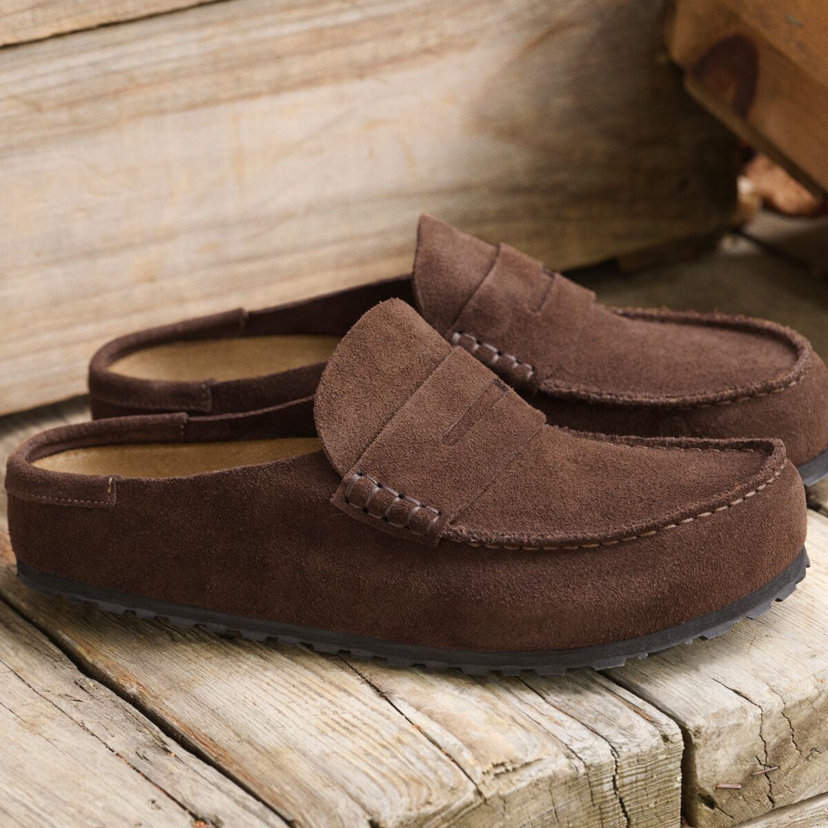 Женские кроссовки Birkenstock Naples Wrapped Bold Grip Narrow, цвет: Замшевый — фото 8