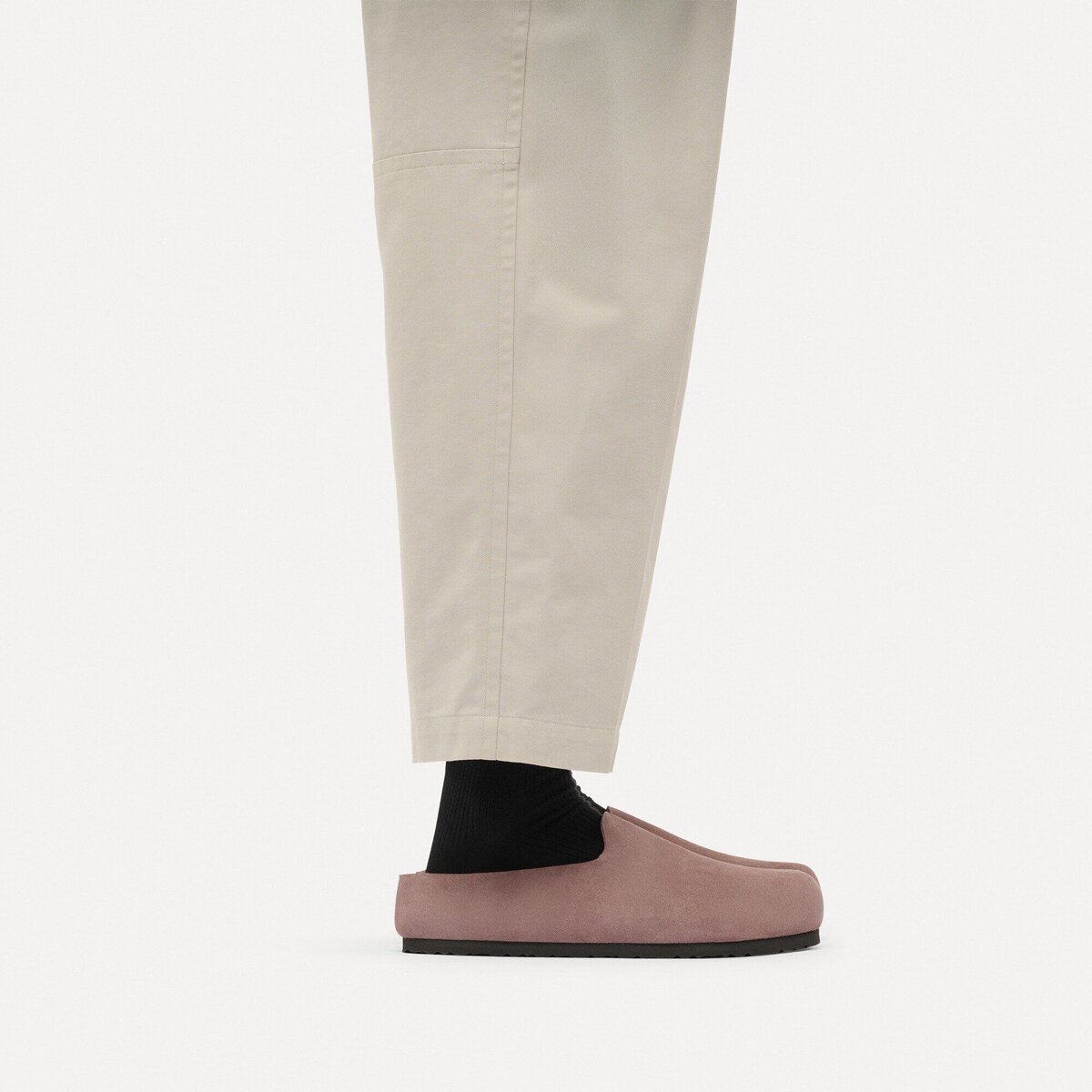 Женские сабо Birkenstock Amsterdam Wrapped Narrow Clog, цвет: Выцветший фиолетовый — фото 5