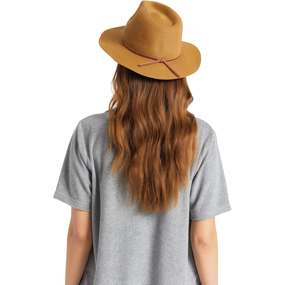 Brixton Wesley Straw Packable Fedora