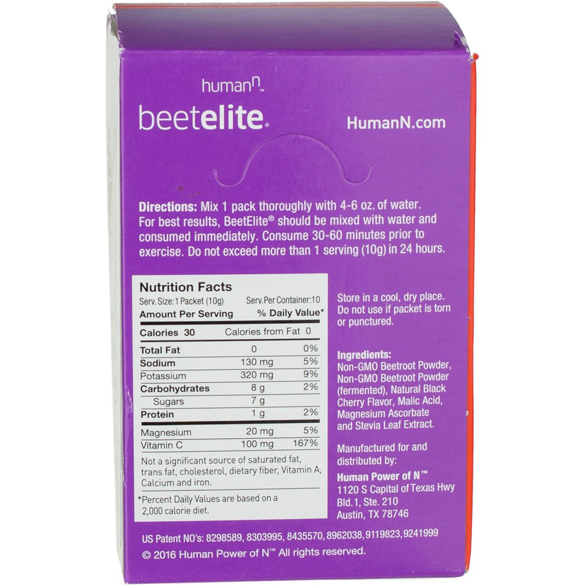 BeetElite Endurance Super Food 10 Pack Bike