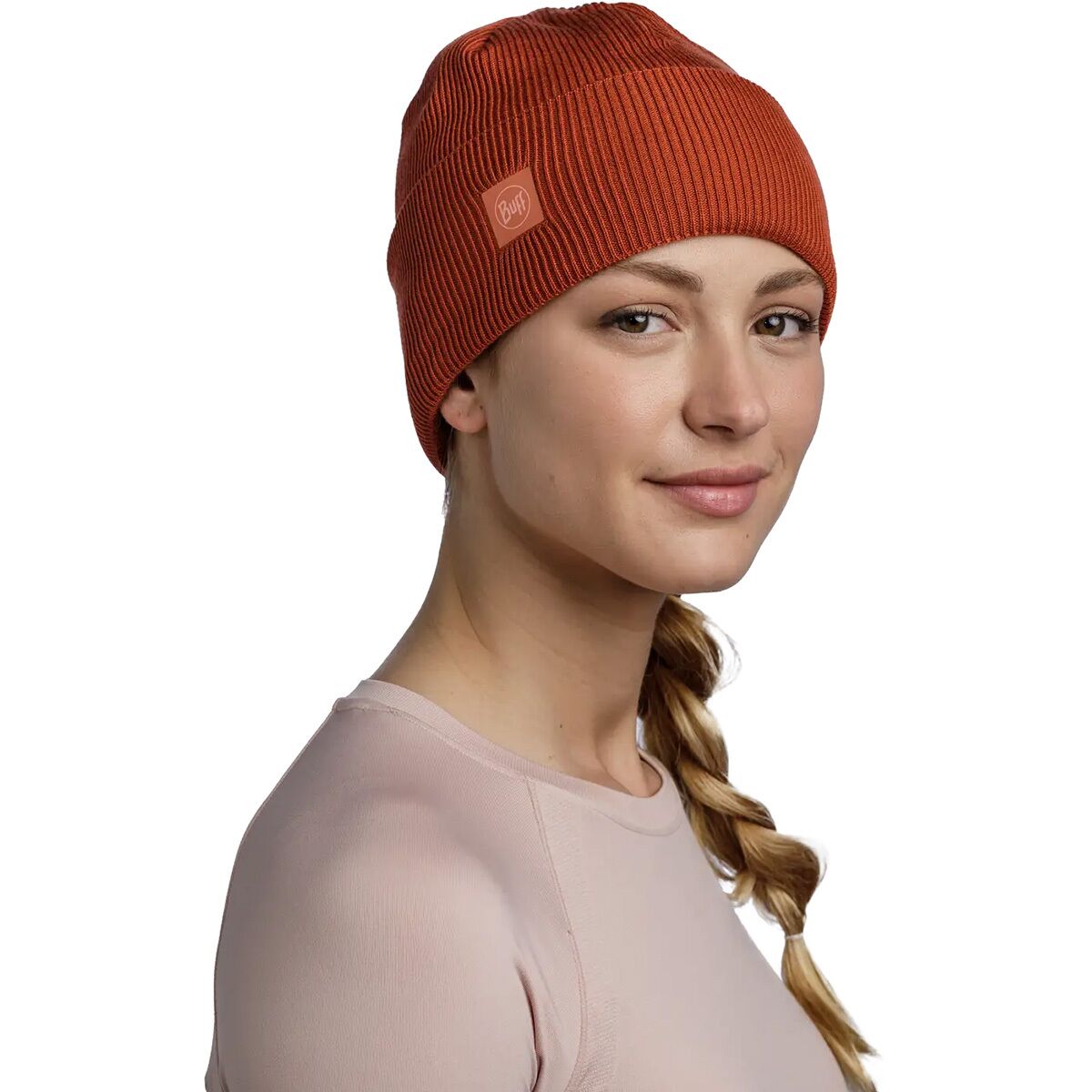 Buff Crossknit Beanie Sol