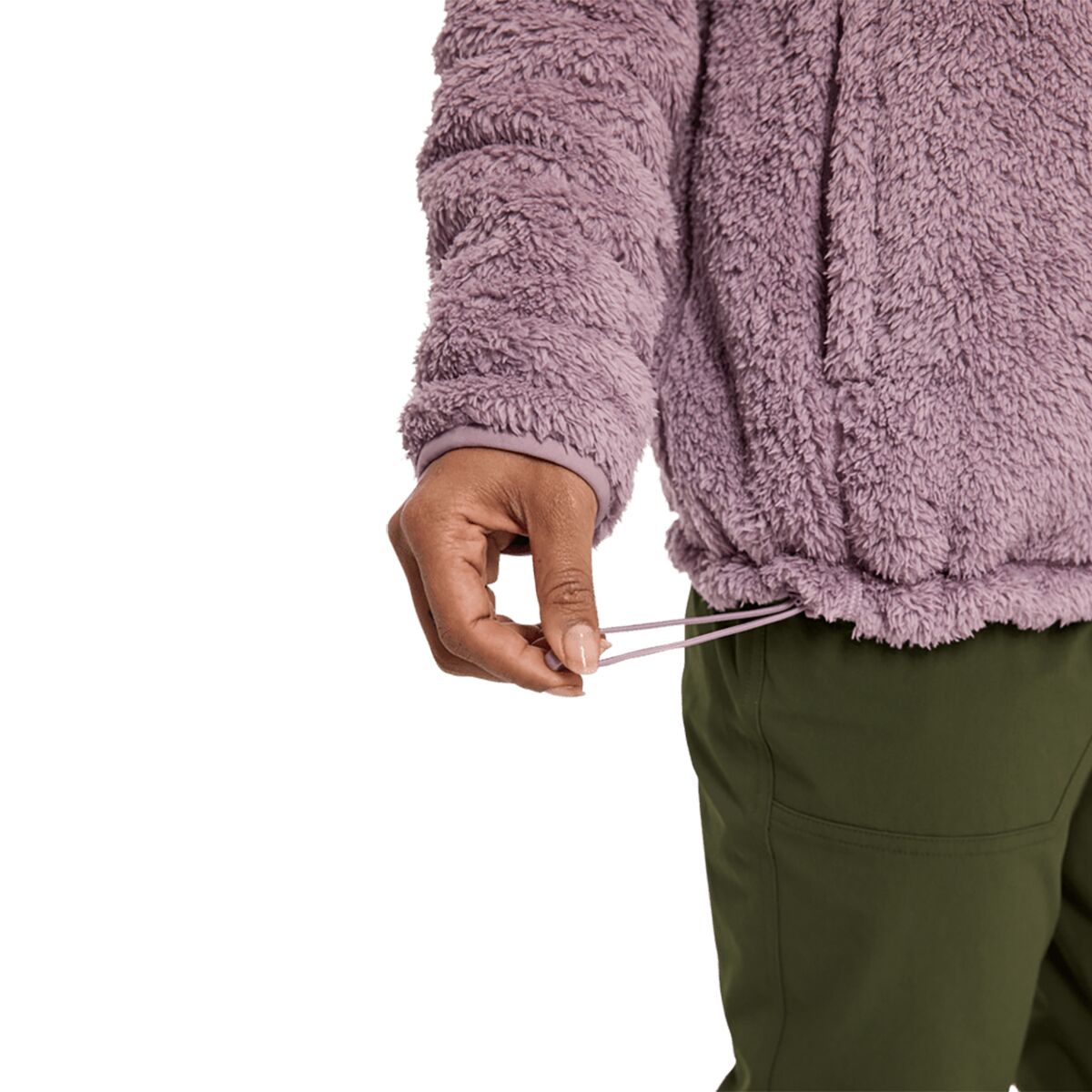 Burton Women's Lynx Pullover Fleece - Sherpa Oversized Hoodie, Regular Fit - View #3