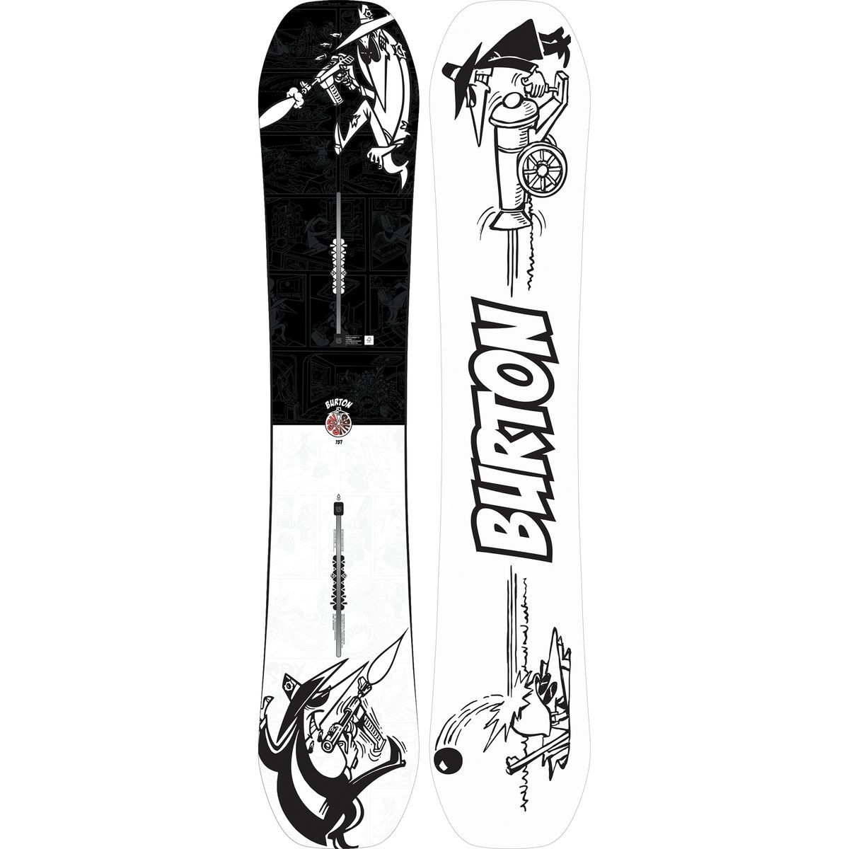 Burton Burton X Mad Mag Spy vs. Spy Free Thinker Snowboard Snowboard