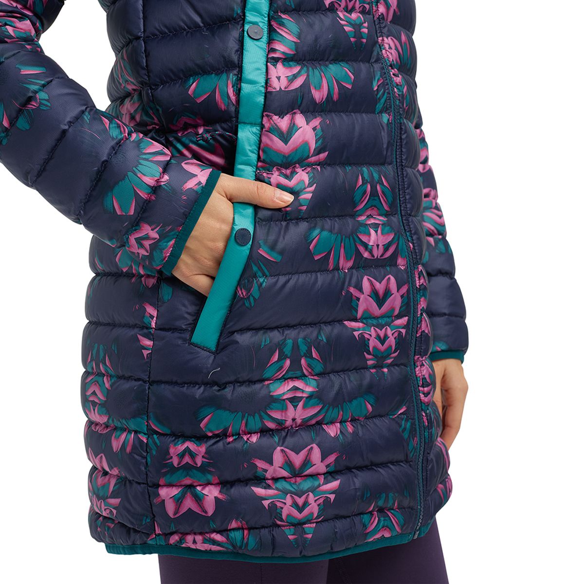 Burton Evergreen Hooded Long Down Jacket Women's Clothing