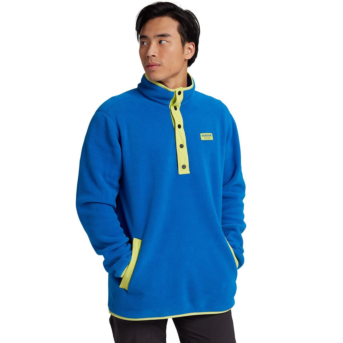 men's burton hearth fleece anorak
